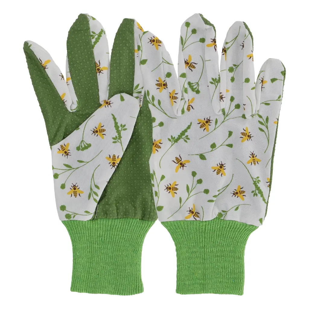 Tuinhandschoenen met bijenprint M